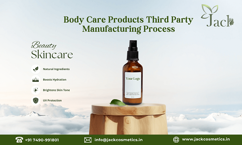 body care products third party manufacturing process in india