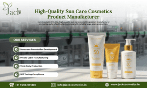 high-quality sun care cosmetics product manufacturer in gujarat