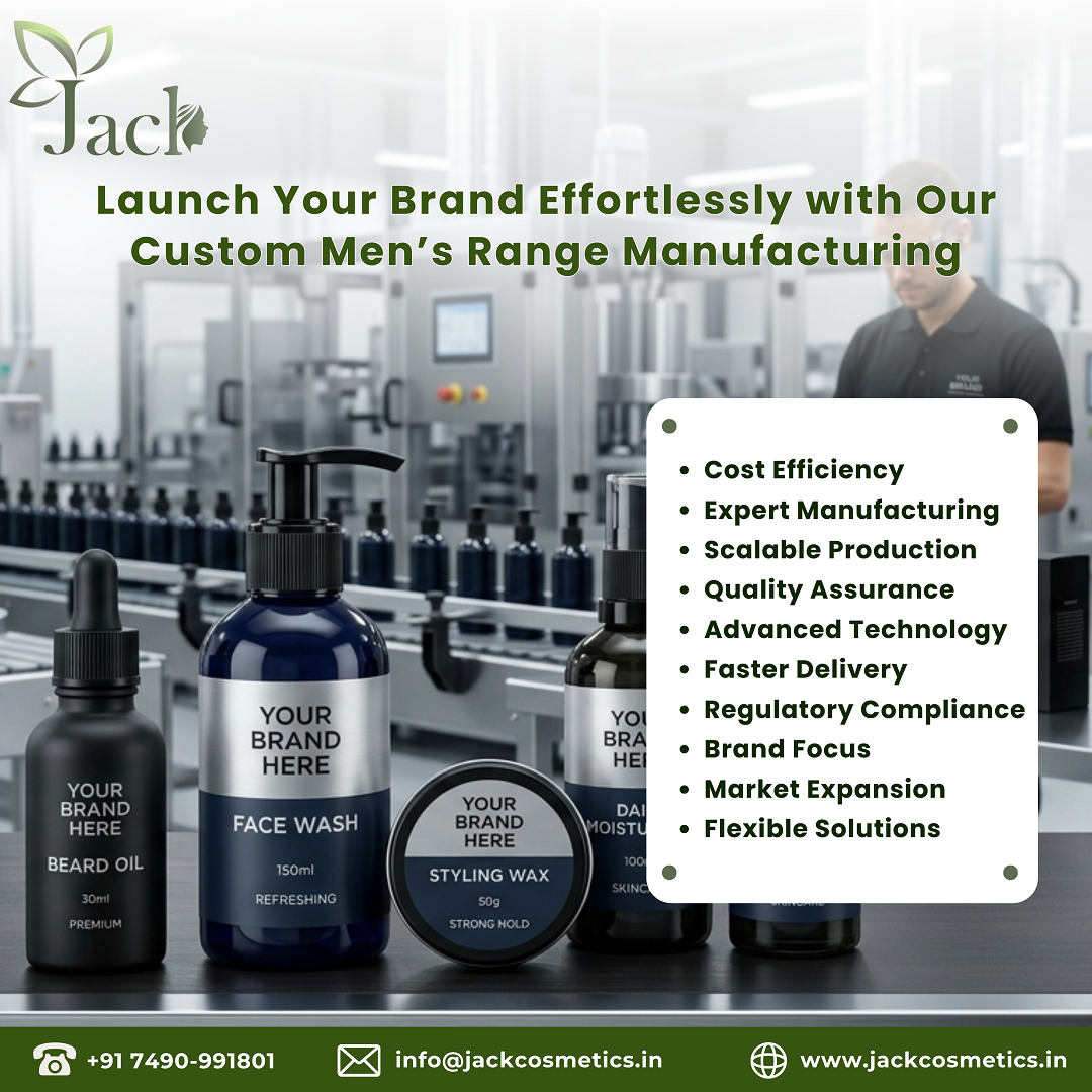 launch your brand effortlessly with our custom men’s range manufacturing