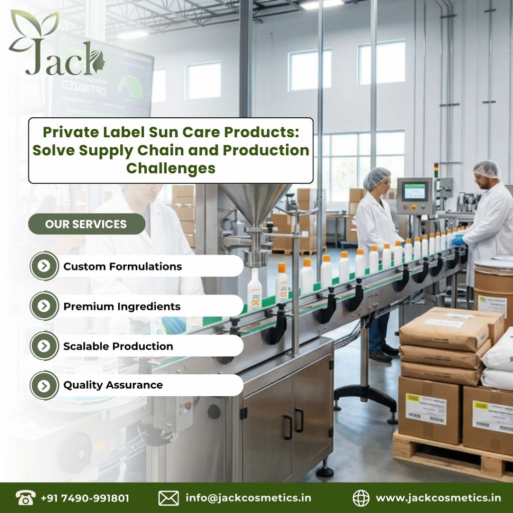 sun care manufacturing designed for modern brand needs in india