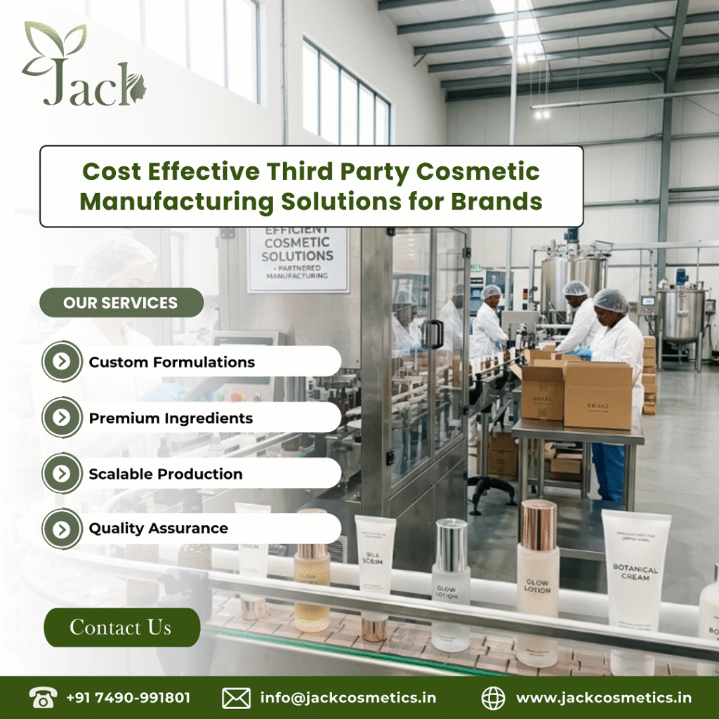third party cosmetic manufacturing with quality and affordability