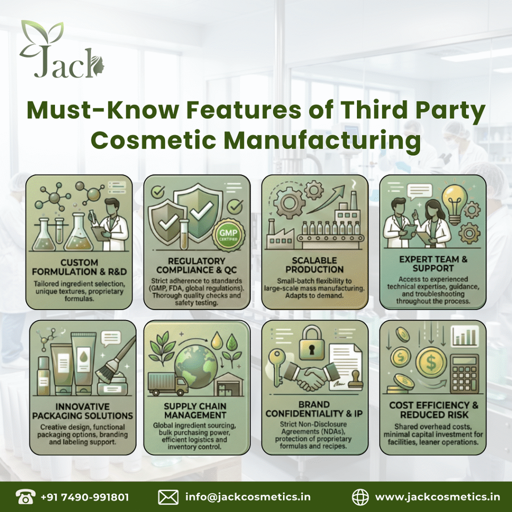 key features for successful third party cosmetic manufacturing