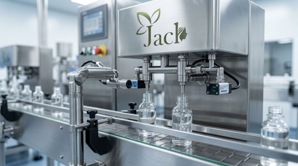 Automated cosmetic filling machine