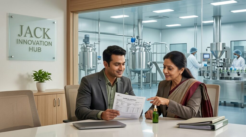 Business professionals reviewing