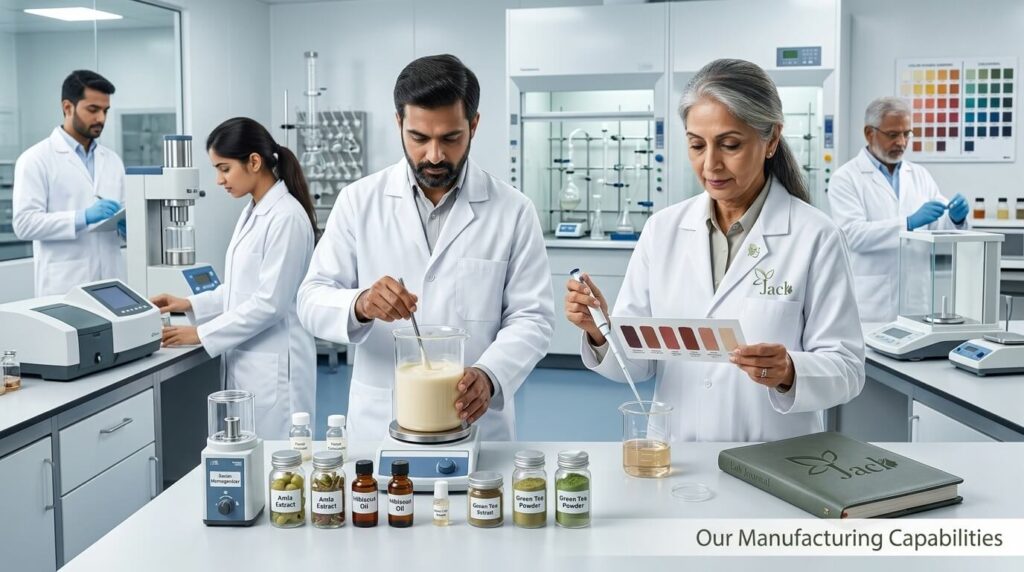 Product manufacturing in Lab
