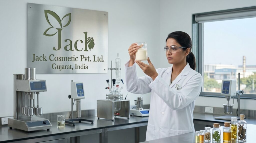 Cosmetic lab formulation chemist