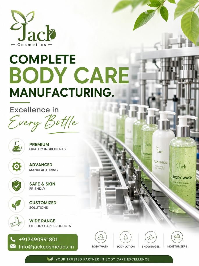 high quality body care manufacturing services