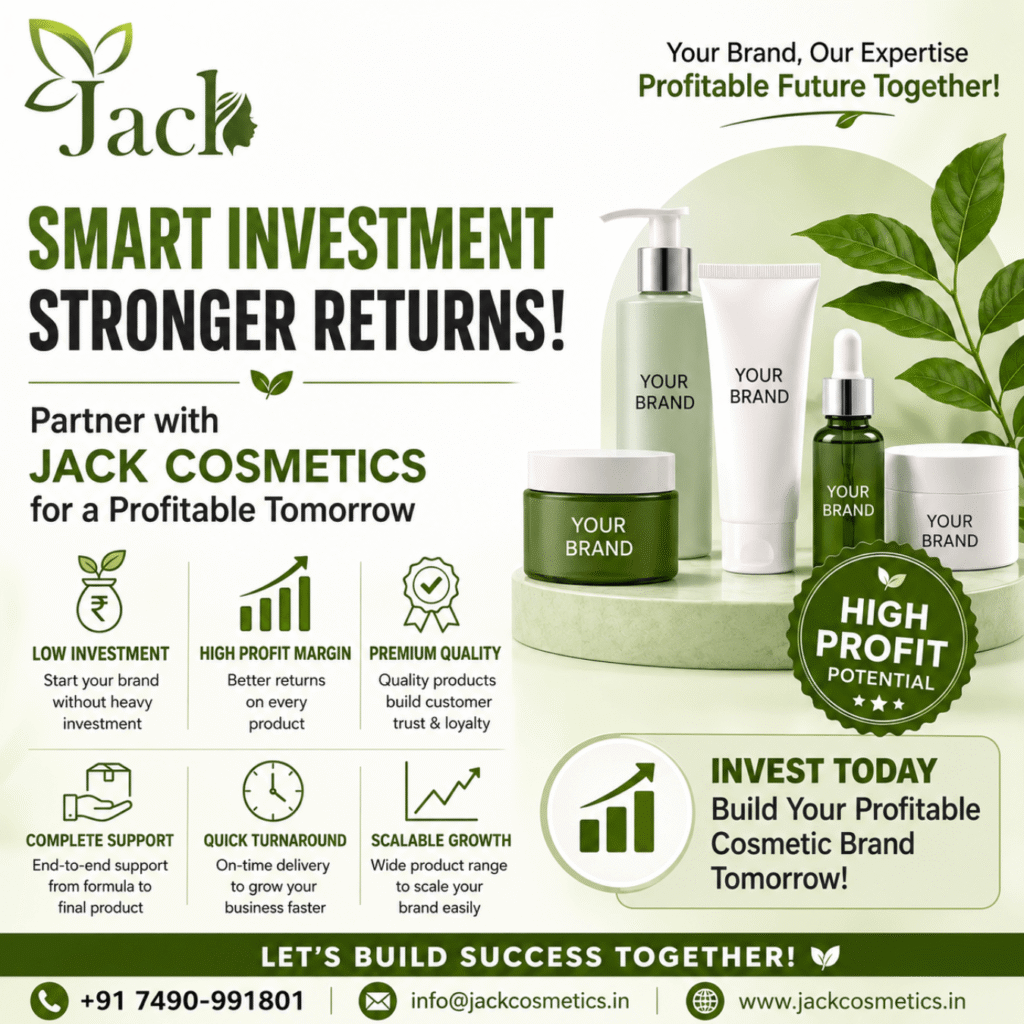 launch premium cosmetic brand with expert manufacturing