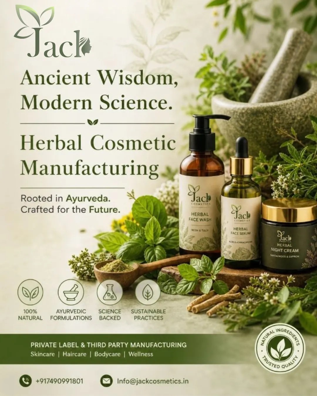 india's trusted herbal cosmetics manufacturing company