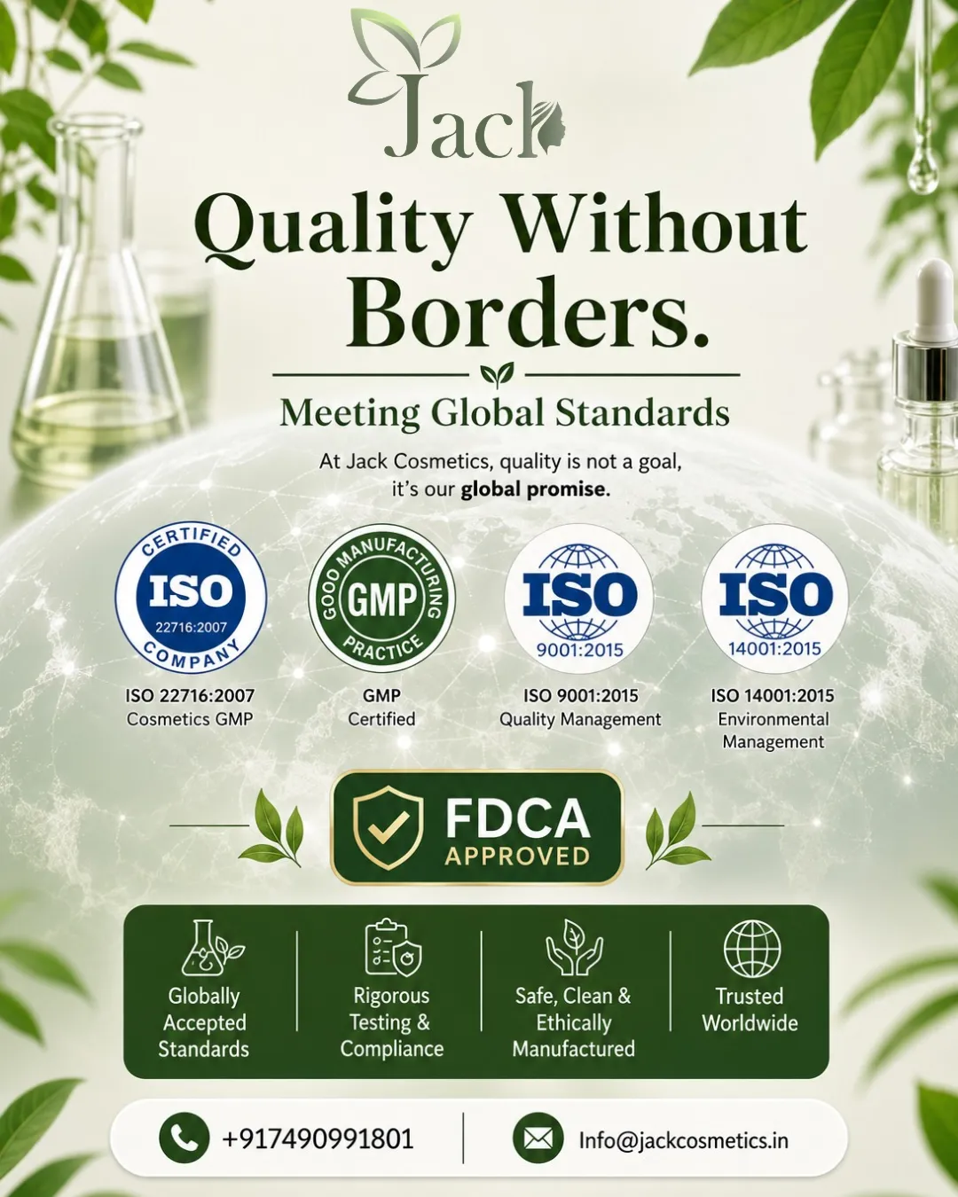 why global brands choose certified manufacturers