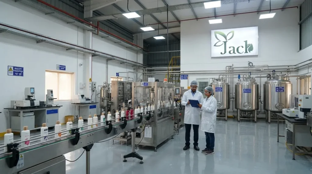 cosmetics manufacturing facility