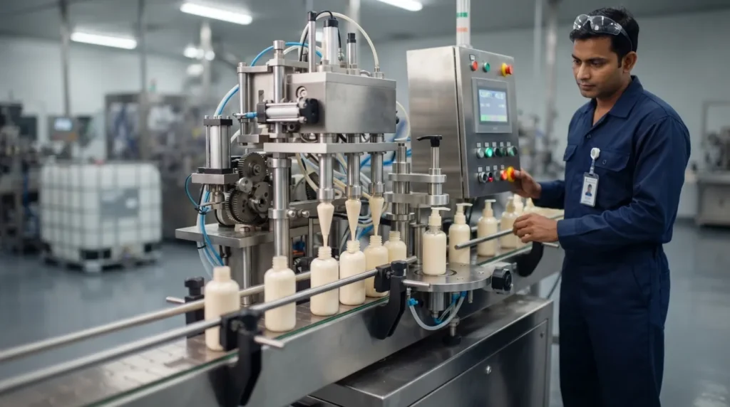 cosmetic packaging process