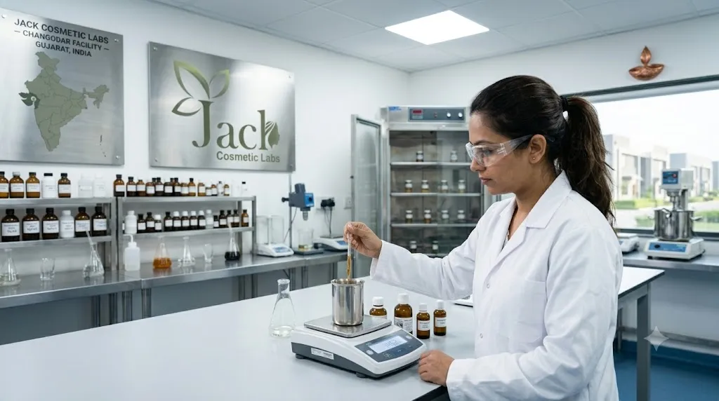 After opening paragraph:
indian cosmetic r&d laboratory