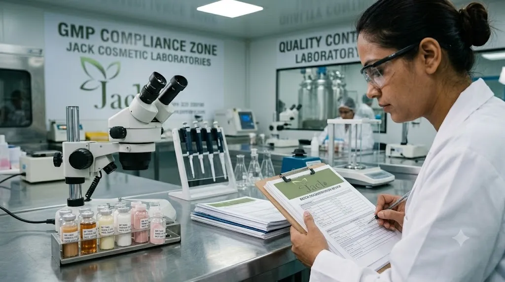 modern cosmetic manufacturing facility